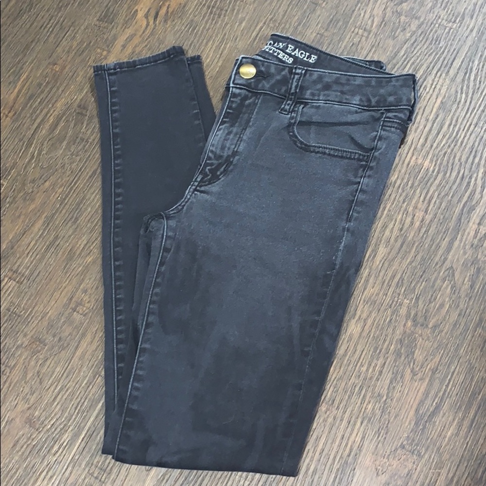 AE Black Jeggings